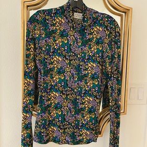 Tanya Taylor Marion L/S Print Top